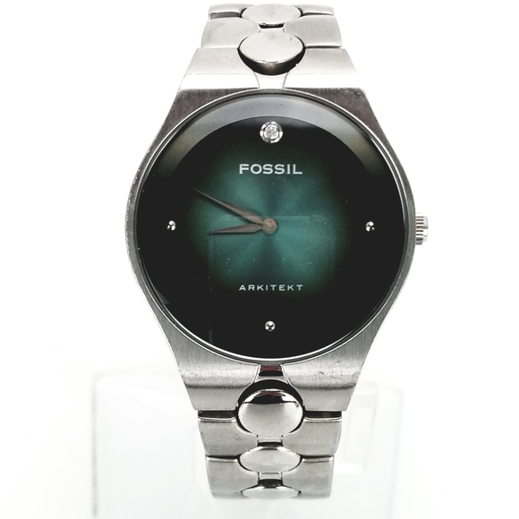 Fossil Arkitekt Watch FS2857 Blue Face WR Diamond - Picture 4 of 12